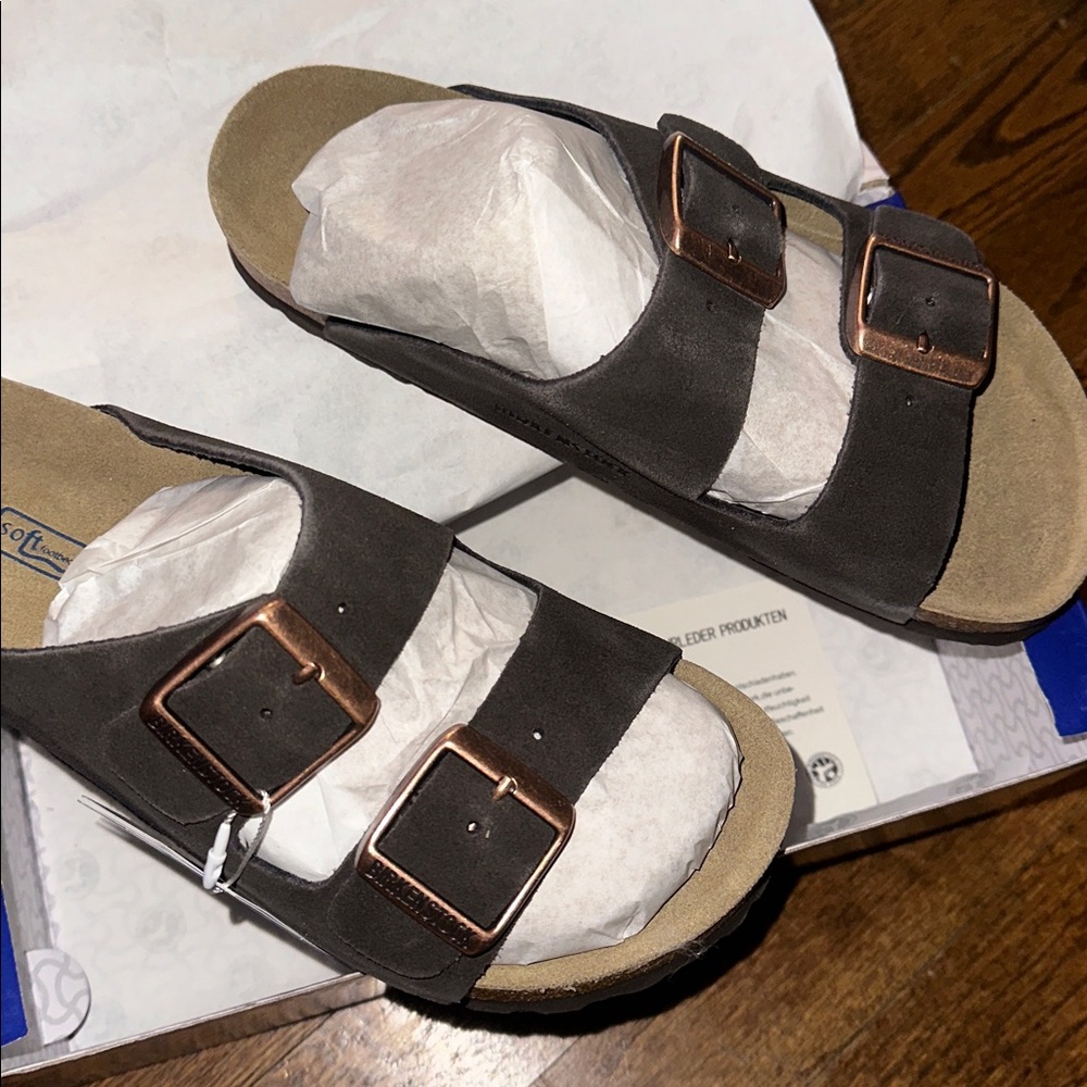 Birkenstocks Arizona Mocha - New in Box 38 / 7